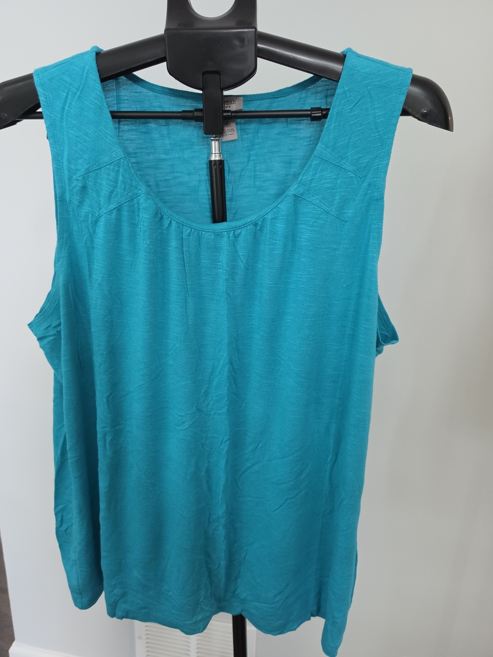 Chico's Teal Sleeveless Scoop Neck Tank